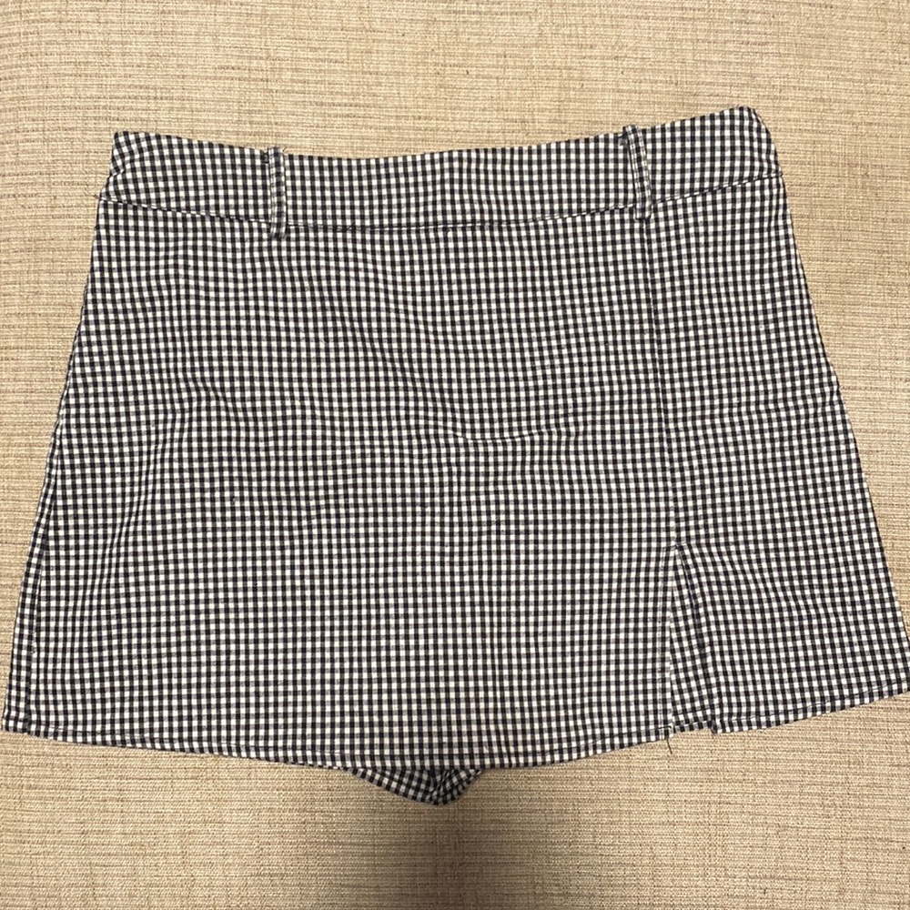 Plaid skort